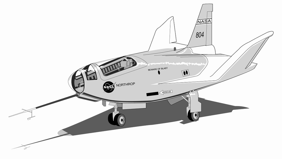 Le HL10 est certainement le lifting body qui pr&eacute;sente la plus belle ligne. Mais ce ne fut pas le plus facilement pilotable, malgr&eacute; ses nombreux ailerons r&eacute;partis &agrave; l’arri&egrave;re.