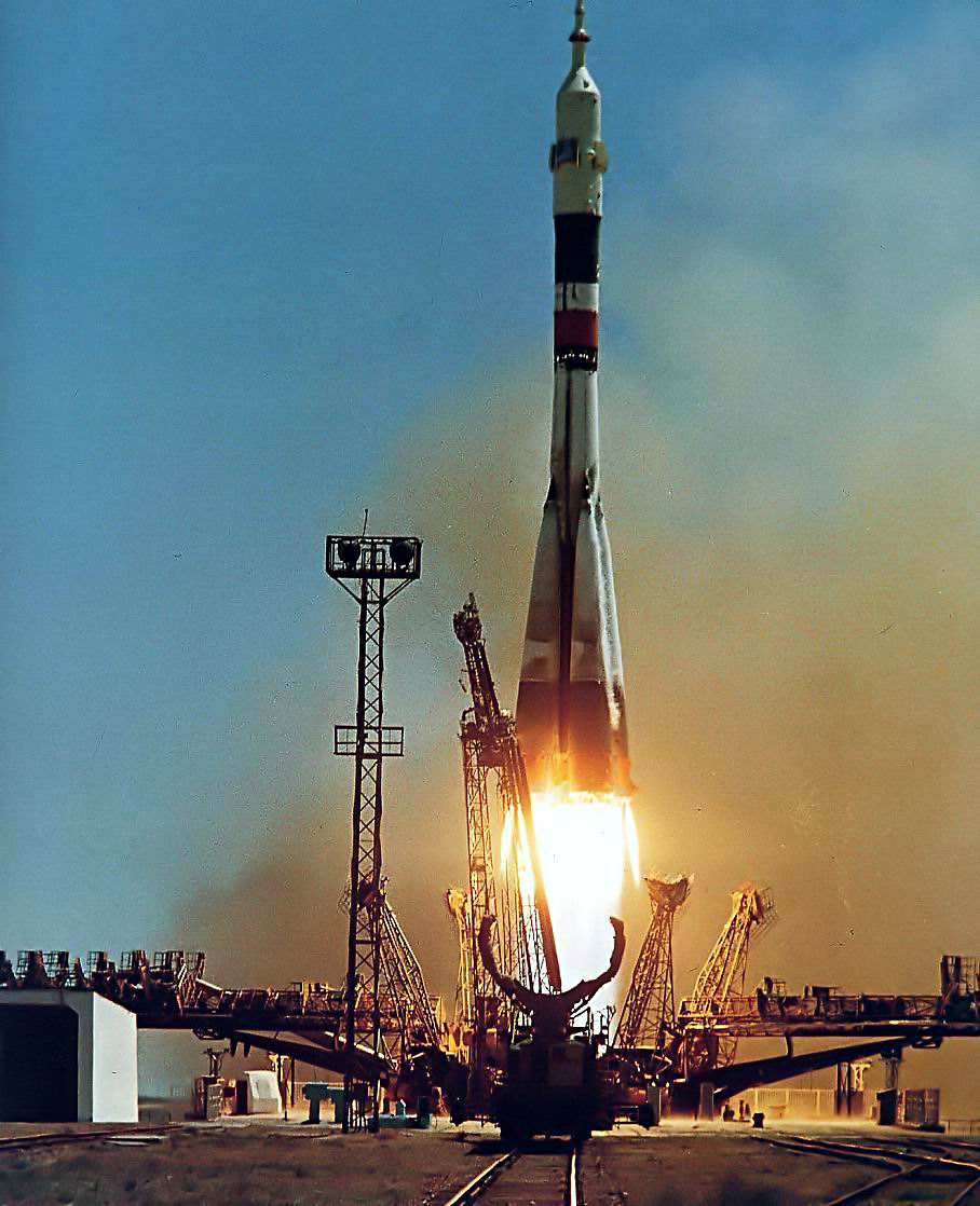 La semiorka Russe, ici un lancement de soyouz
