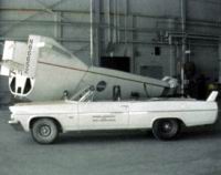 Le M2F1 et sa voiture de remorquage