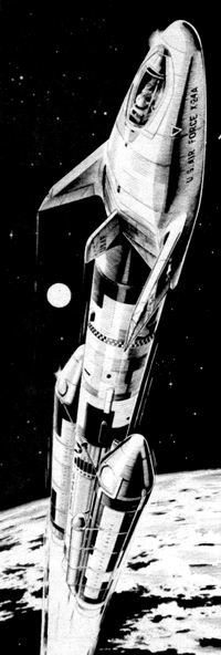 X-24 lanc&eacute; d'une fus&eacute;e Titan III