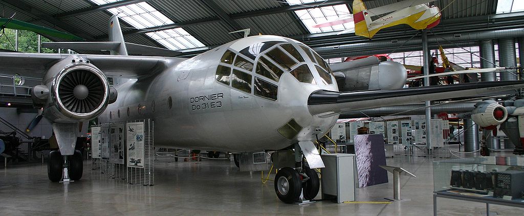 Dornier Do 31E3 exposé vu de l'avant