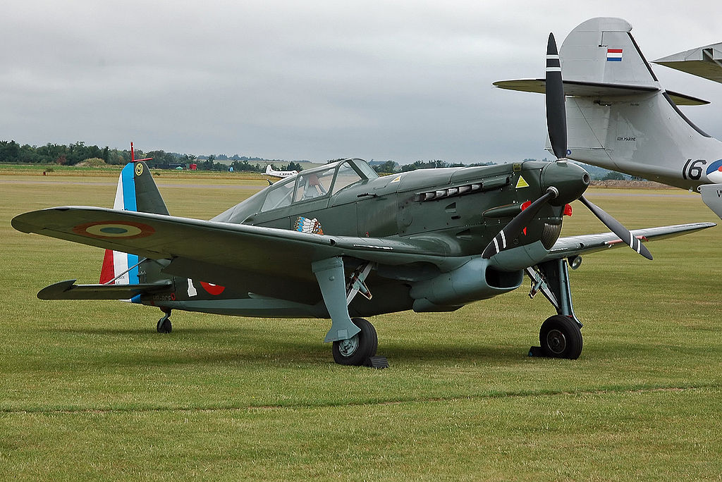 Morane-Saulnier MS.406 (D-3801) aux couleurs françaises