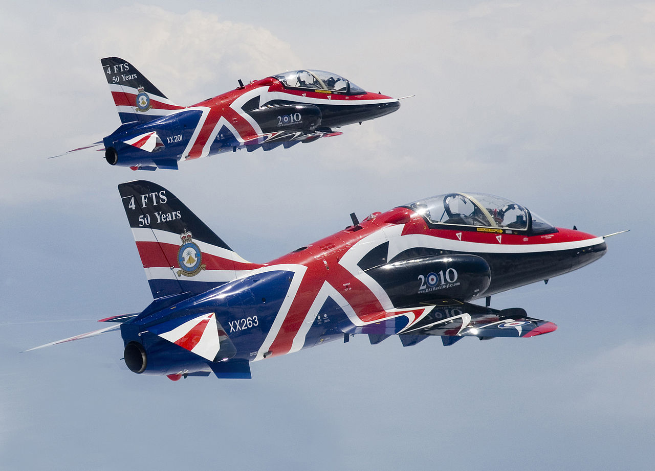 BAe Hawk T.1 de la RAF décorés