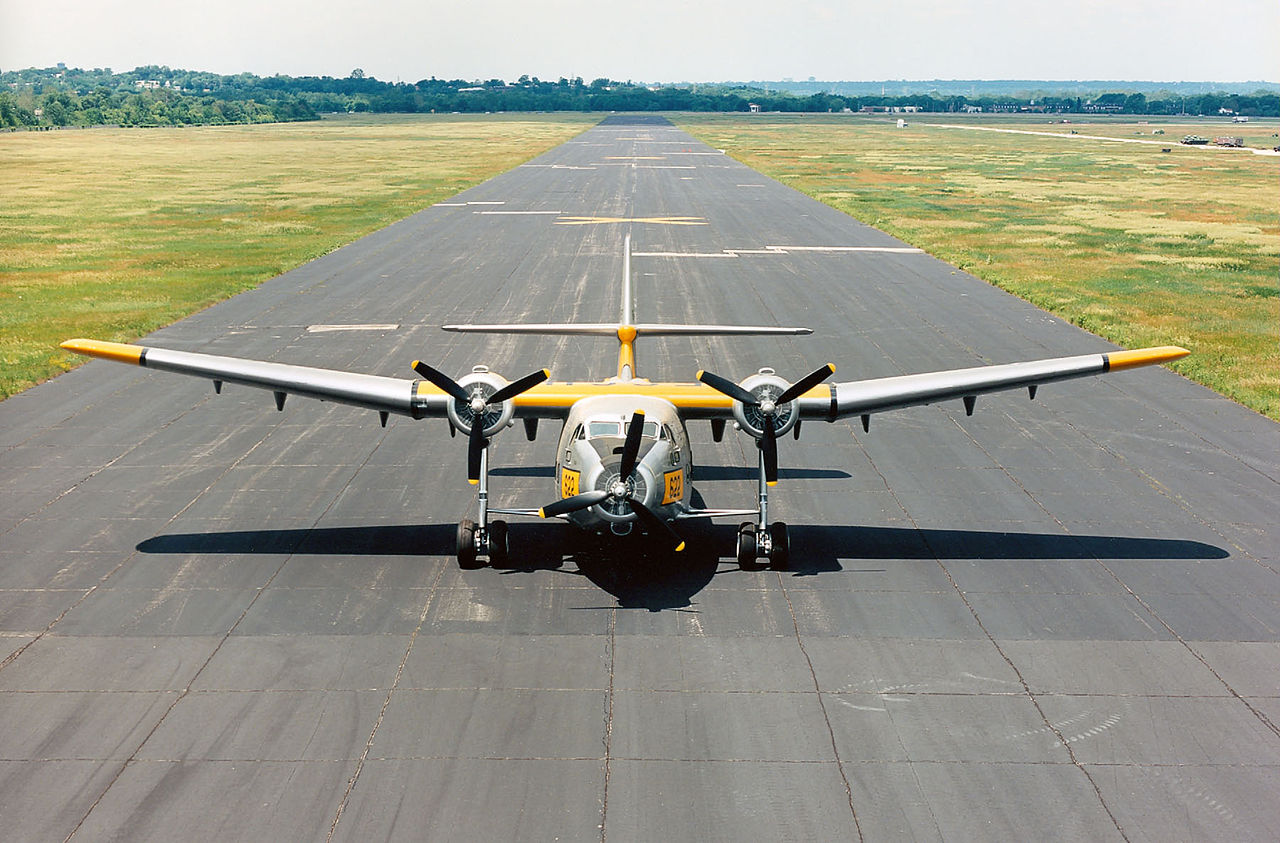 Northrop YC-125B Raider, vue aérienne frontale