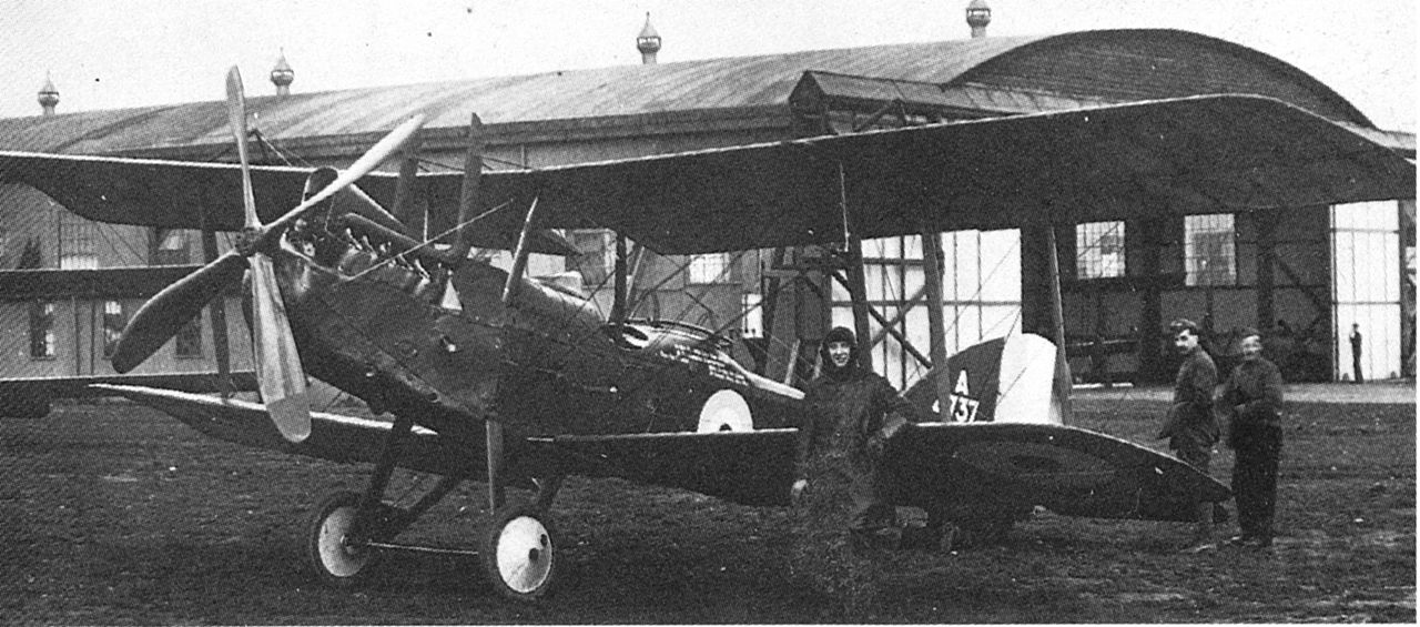 Royal Aircraft Factory RE.8 vu de l'avant