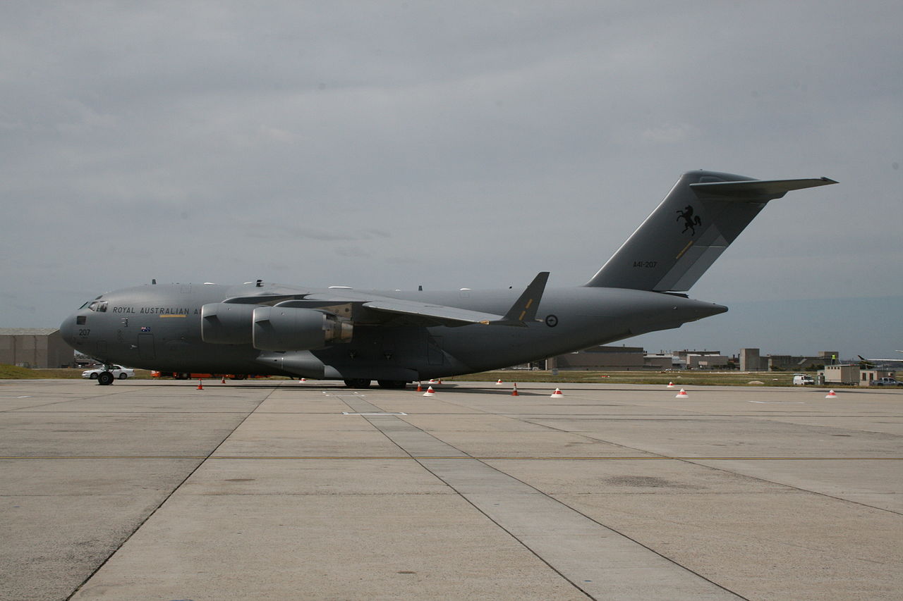 Boeing C-17A Globemaster III australien au sol