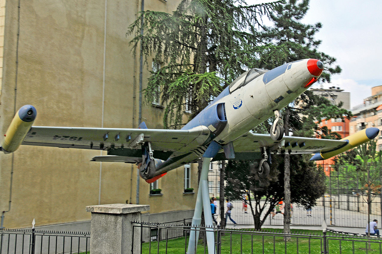 Soko J-21 Jastreb en mémorial