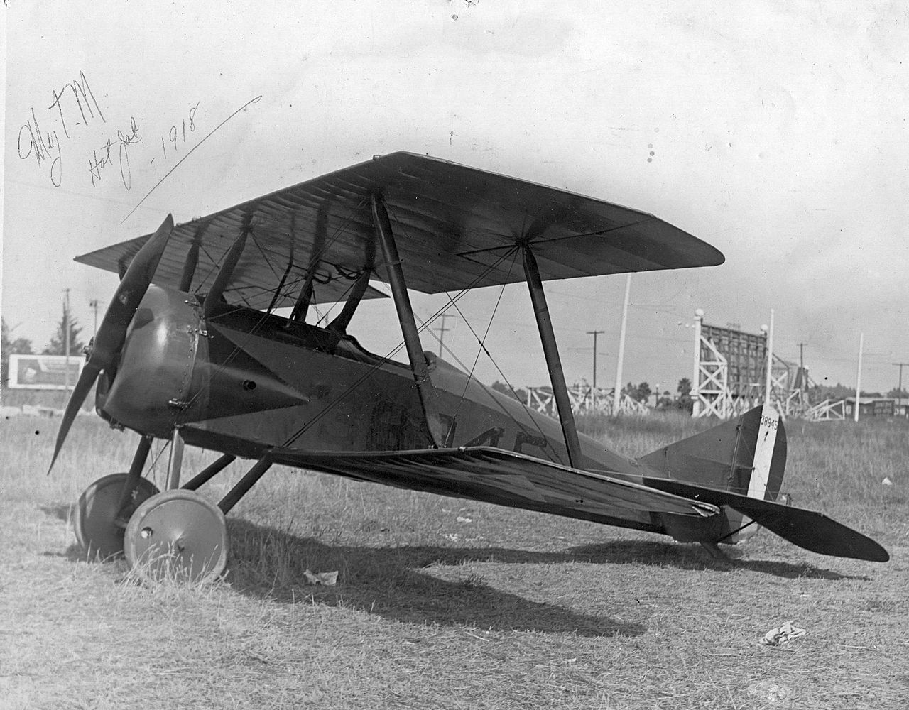 Thomas-Morse S-4C Scout vu de côté