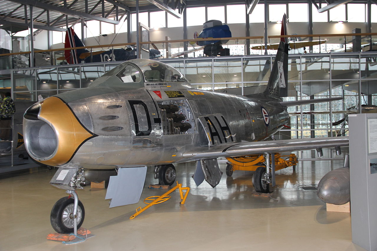 North American F-86F norvégien