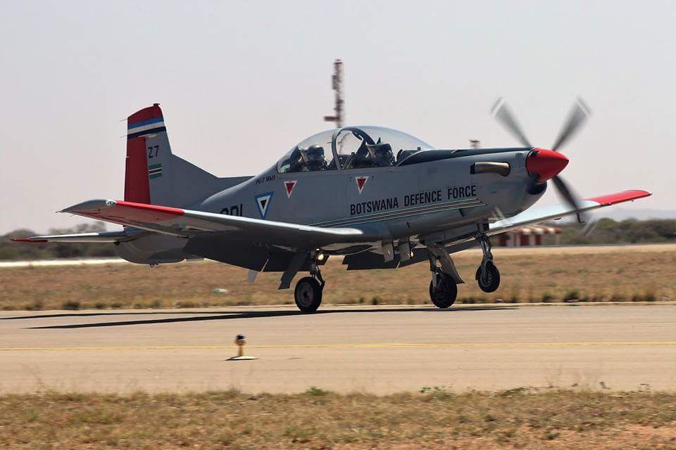 Pilatus PC-7 Mk II botswanais