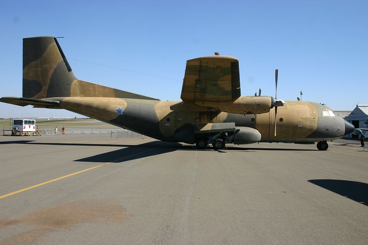 Transall C-160Z sud-africain camouflé