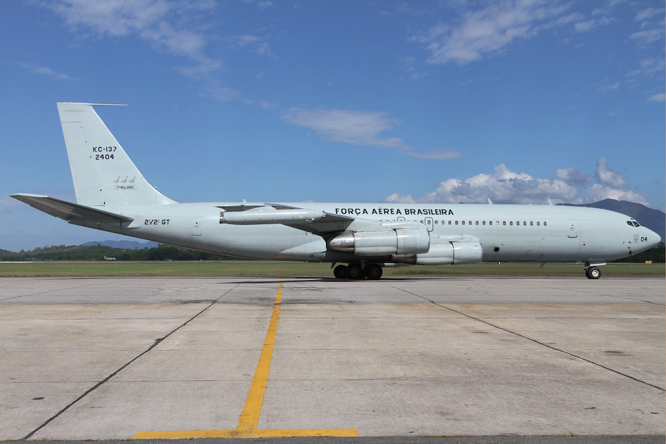 Boeing 707 (KC-137) brésilien vu de côté