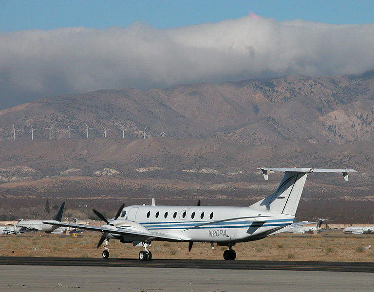 Beech 1900C de l'USAF au sol