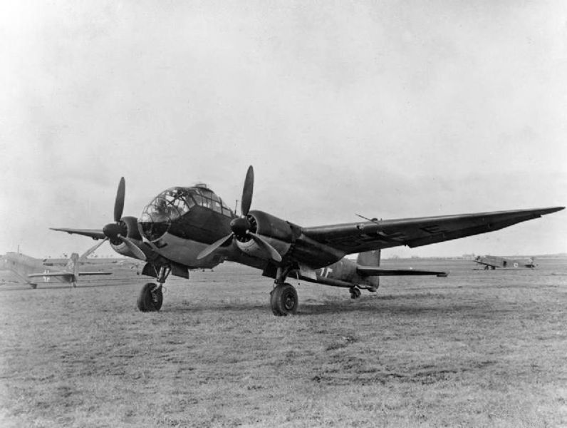 Junkers Ju 188E-1 de la Luftwaffe au sol