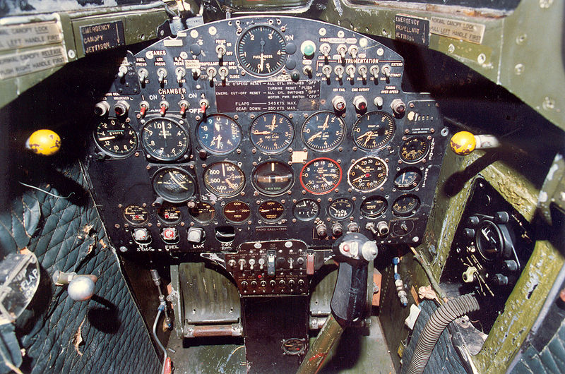 Bell X-1B - Cockpit