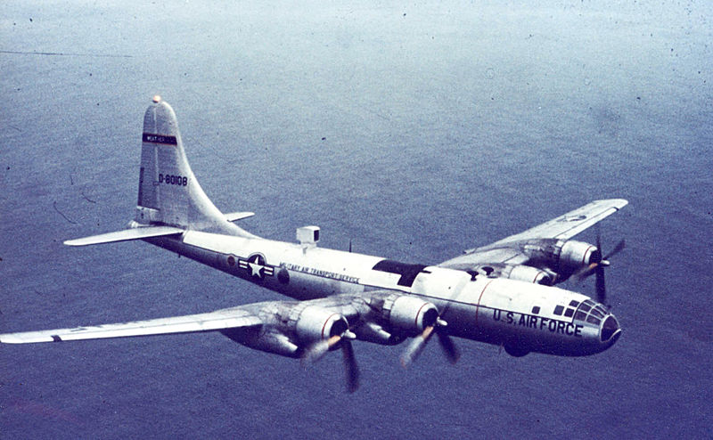 Boeing B-50 Superfortress (WB-50D) de l'USAF en vol