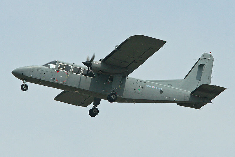 Britten-Norman BN-2 (Defender T.3) de l'armée britannique