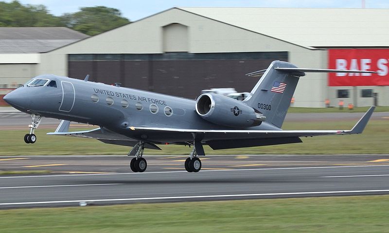 Gulfstream IV (C-20H) de l'USAF au décollage