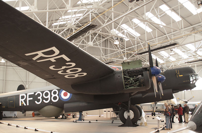 Avro Lincoln de la RAF exposé