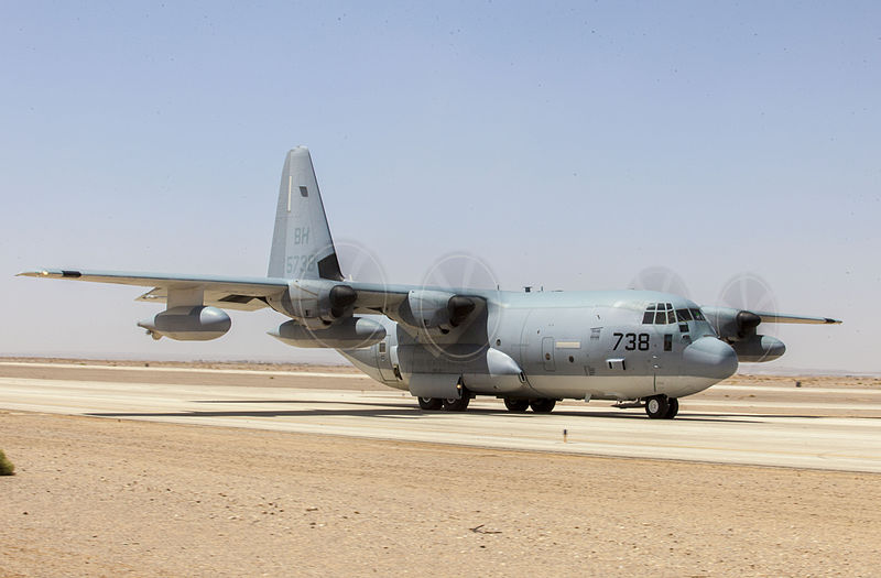 Lockheed-Martin KC-130J de l'USMC au sol