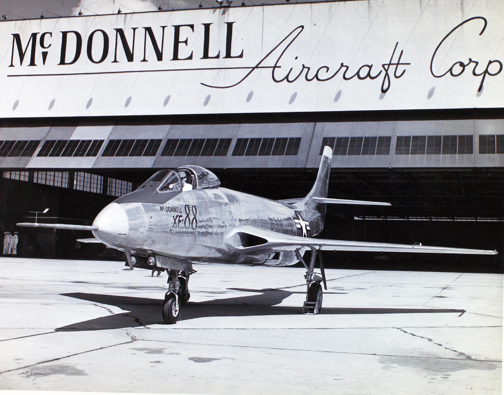 McDonnell XF-88 Voodoo vu de l'avant