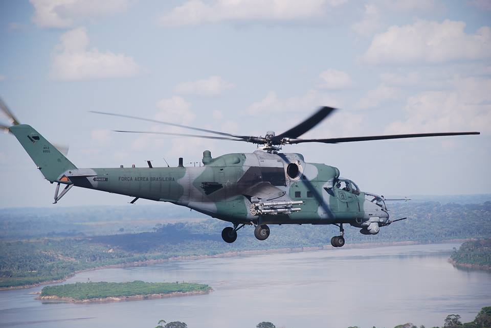 Mil Mi-35M (AH-2 Sabre) brésilien en vol