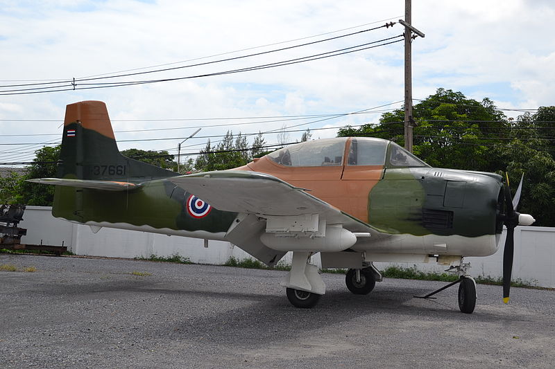 North American T-28D Trojan thaïlandais