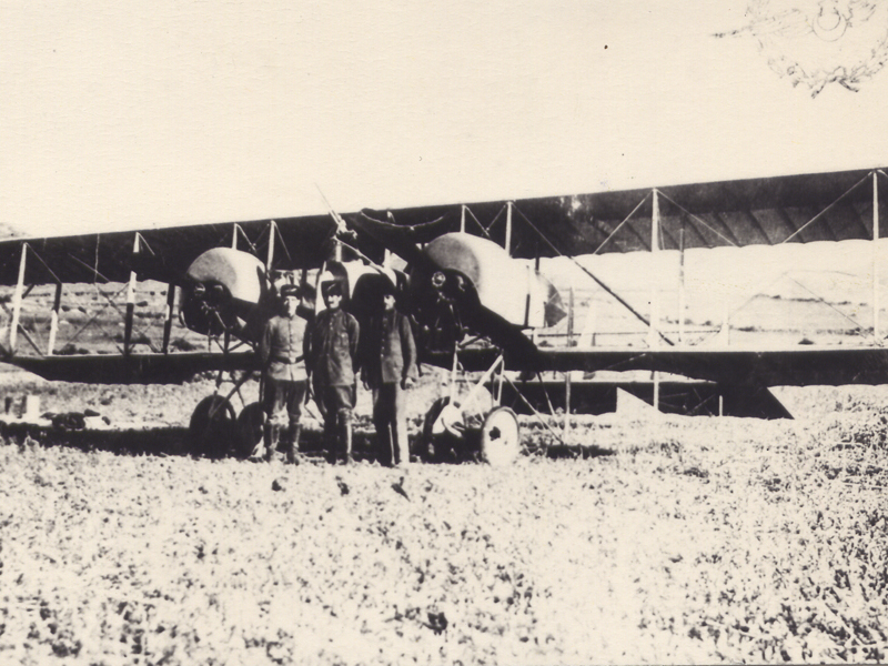 Caudron G.4 capturé par les Turcs