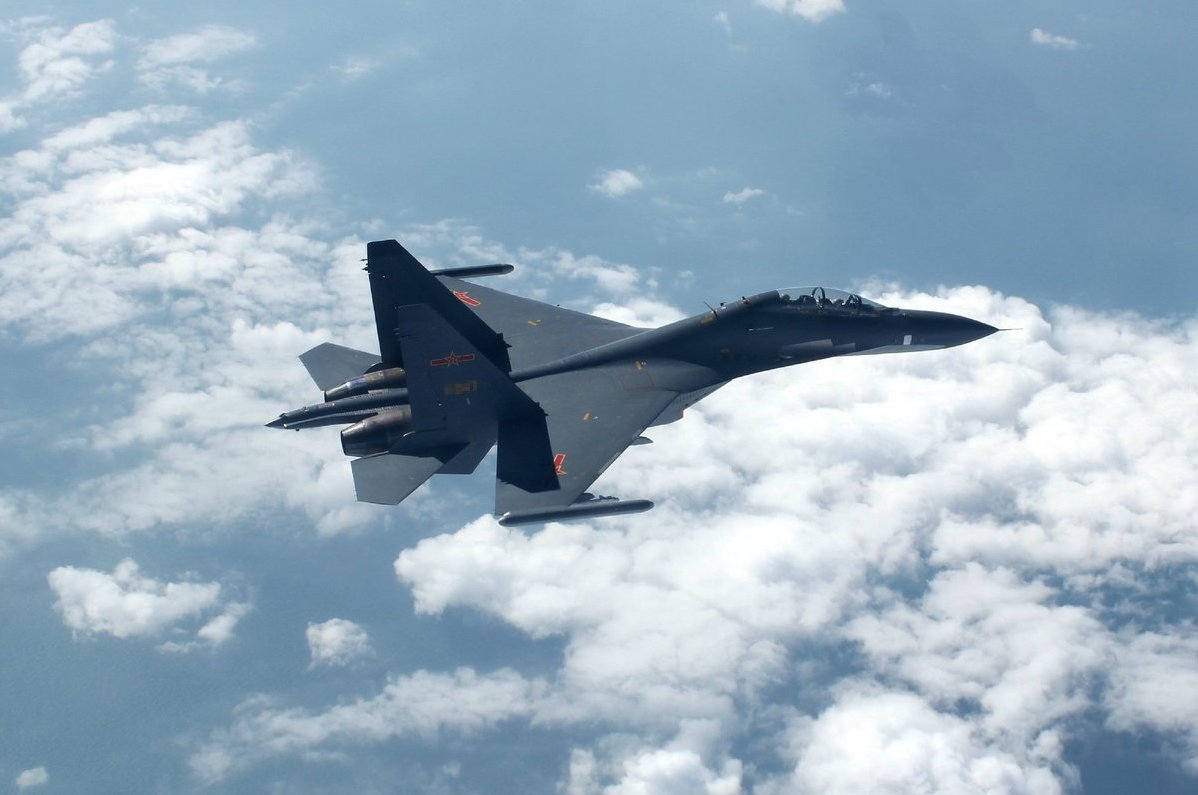 Sukhoï Su-30MKK chinois en vol