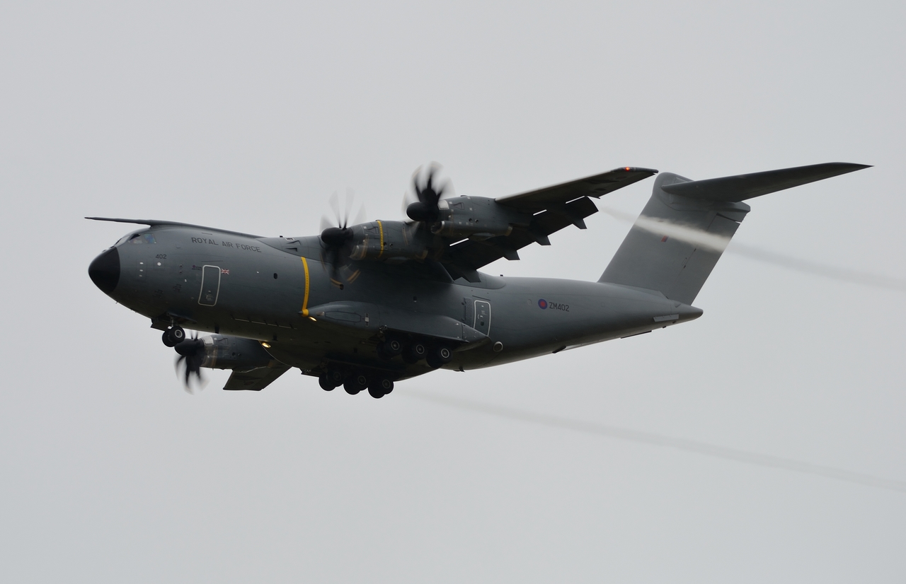 Airbus A400M Atlas de la RAF en vol