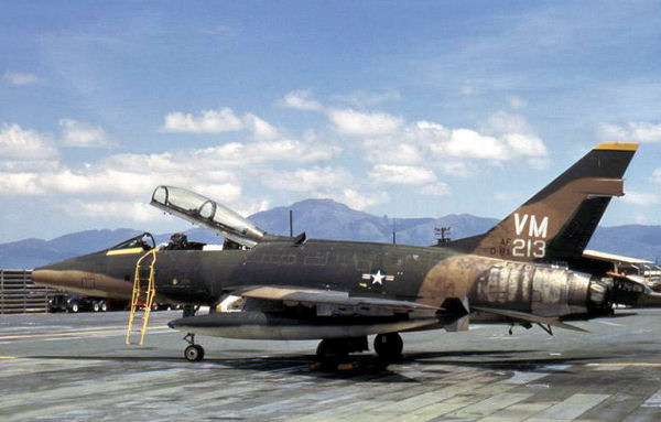 North American F-100F Super Sabre de l'USAF