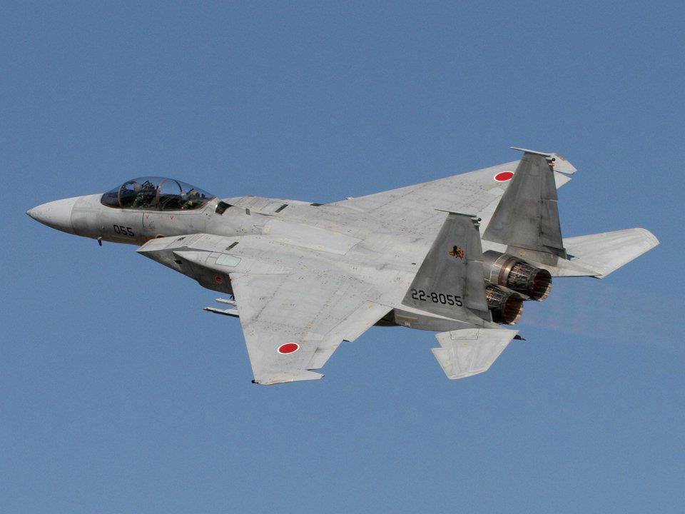 Mitsubishi F-15DJ japonais en vol