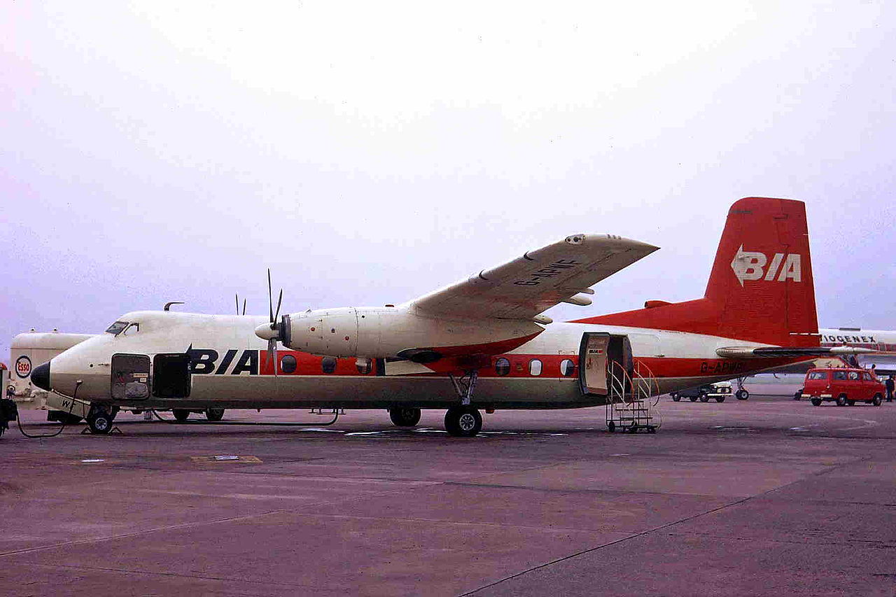 Handley Page HPR.7 Dart Herald 200 vu de côté