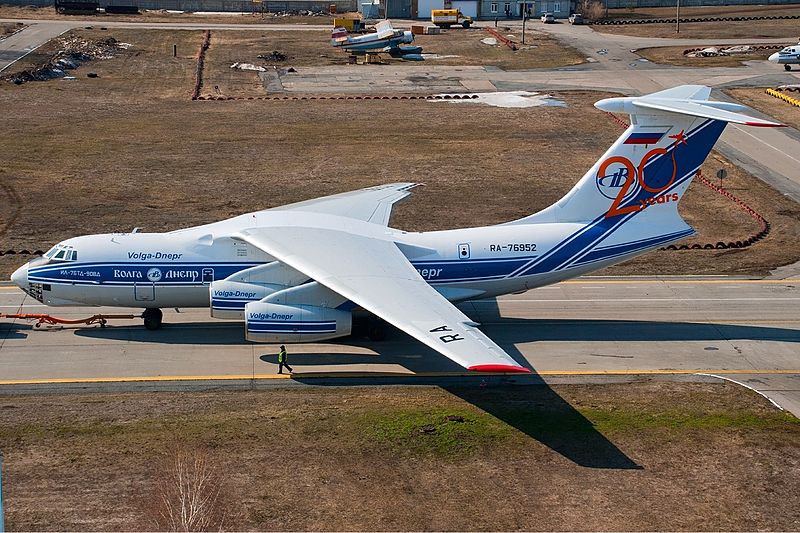 Iliouchine Il-76TD-90VD en vue aérienne