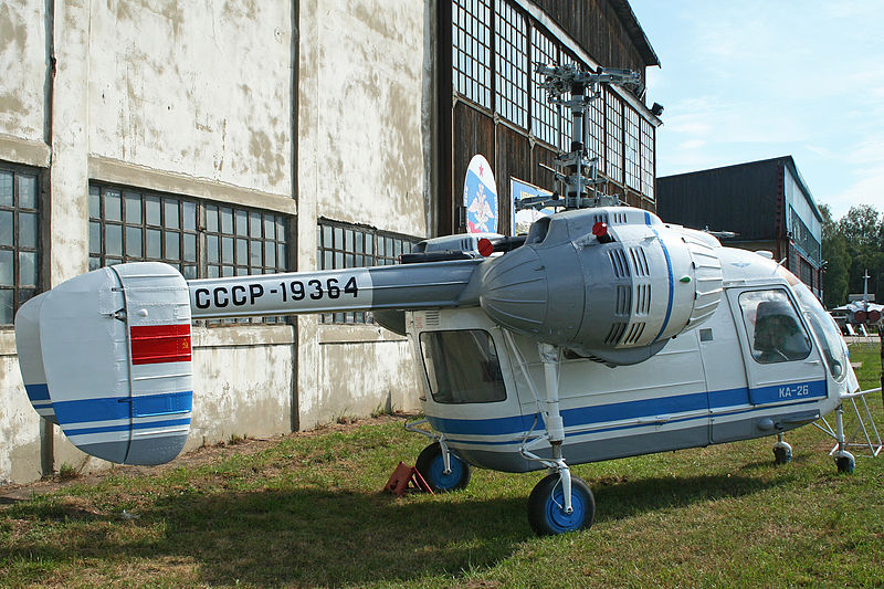 Kamov Ka-26 vu de l'arrière