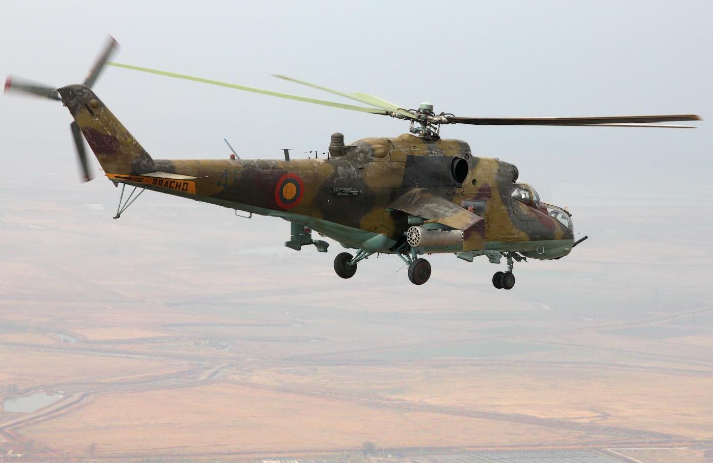 Mil Mi-24R arménien en vol