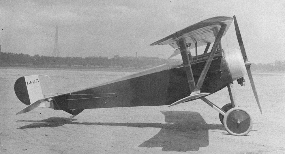 Nieuport 21 - Prototype vu de profil