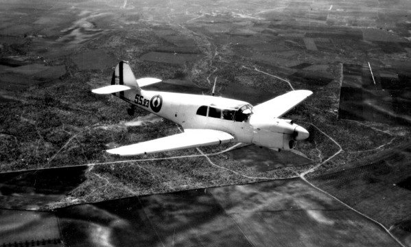 Messerschmitt Bf 108 (Nord 1002M) de la marine française en vol