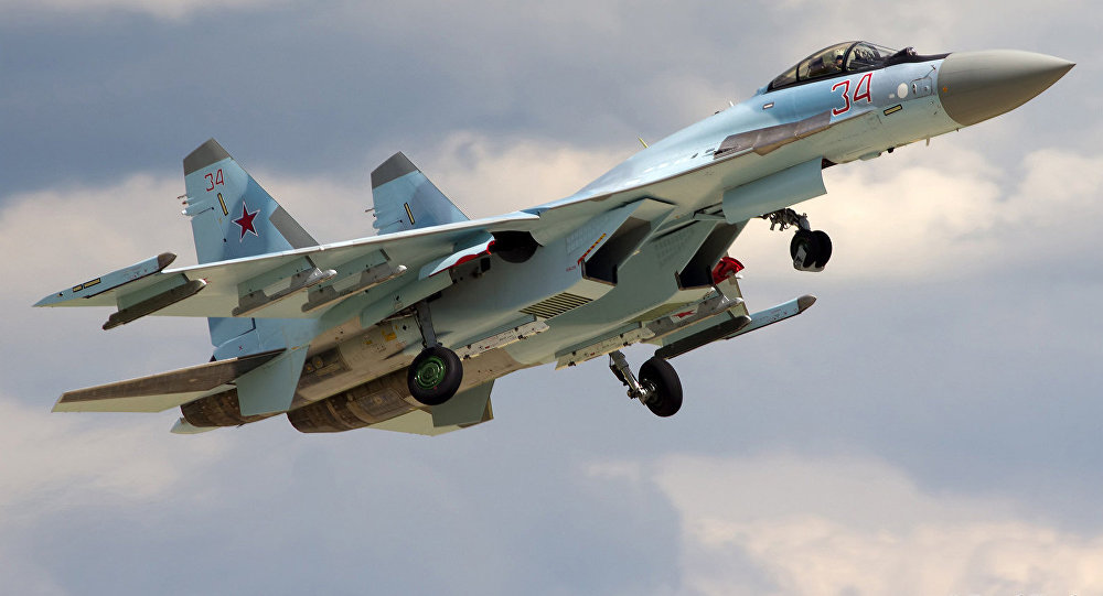 Sukhoï Su-35S russe au décollage