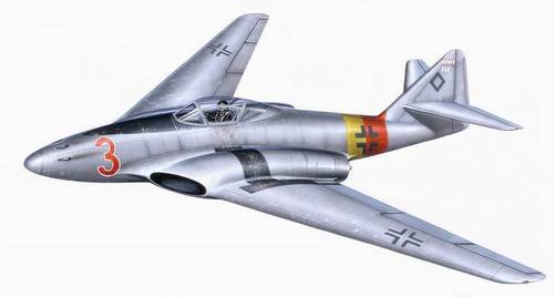 Messerschmitt Me 262 HG III - Impression d'artiste