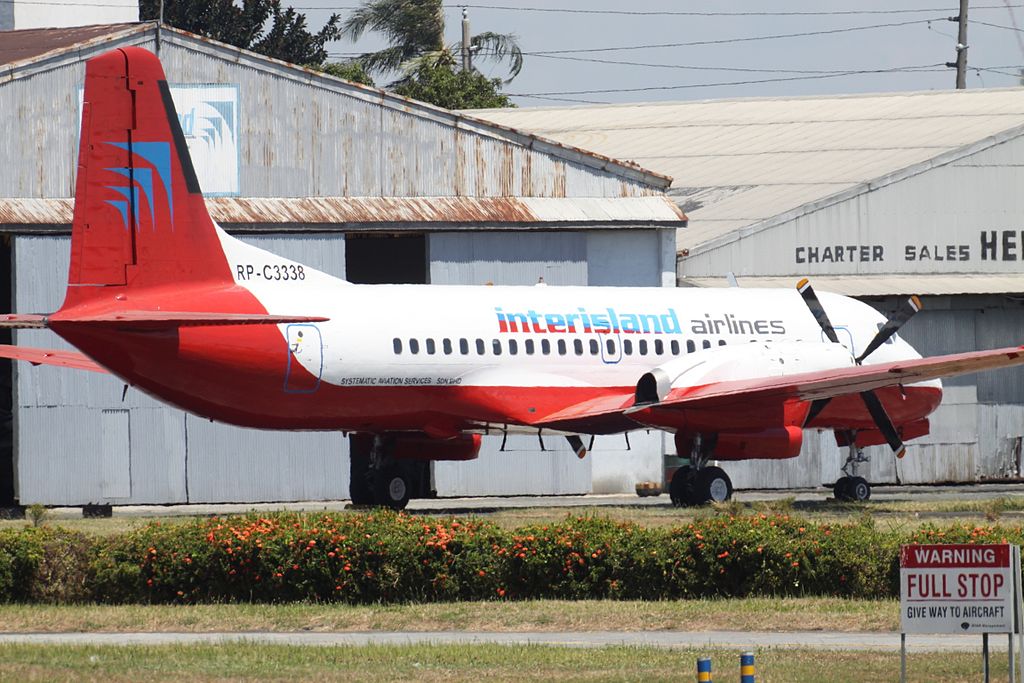 NAMC YS-11 vu de l'arrière