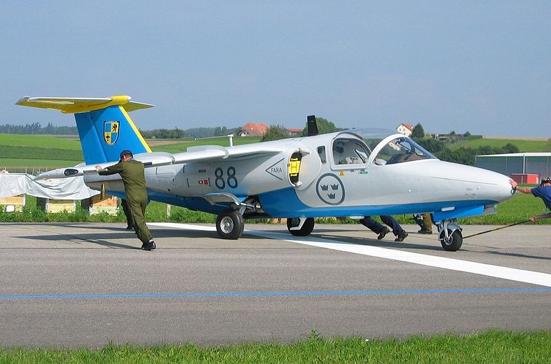 Saab 105 suédois de la patrouille Team 60