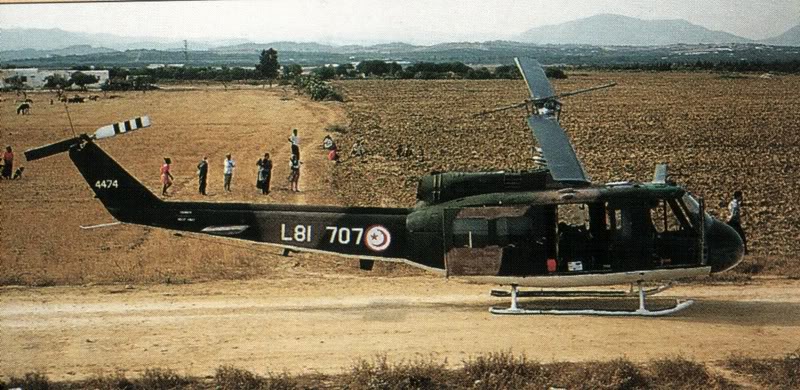 Agusta/Bell AB 205A-1 Huey tunisien