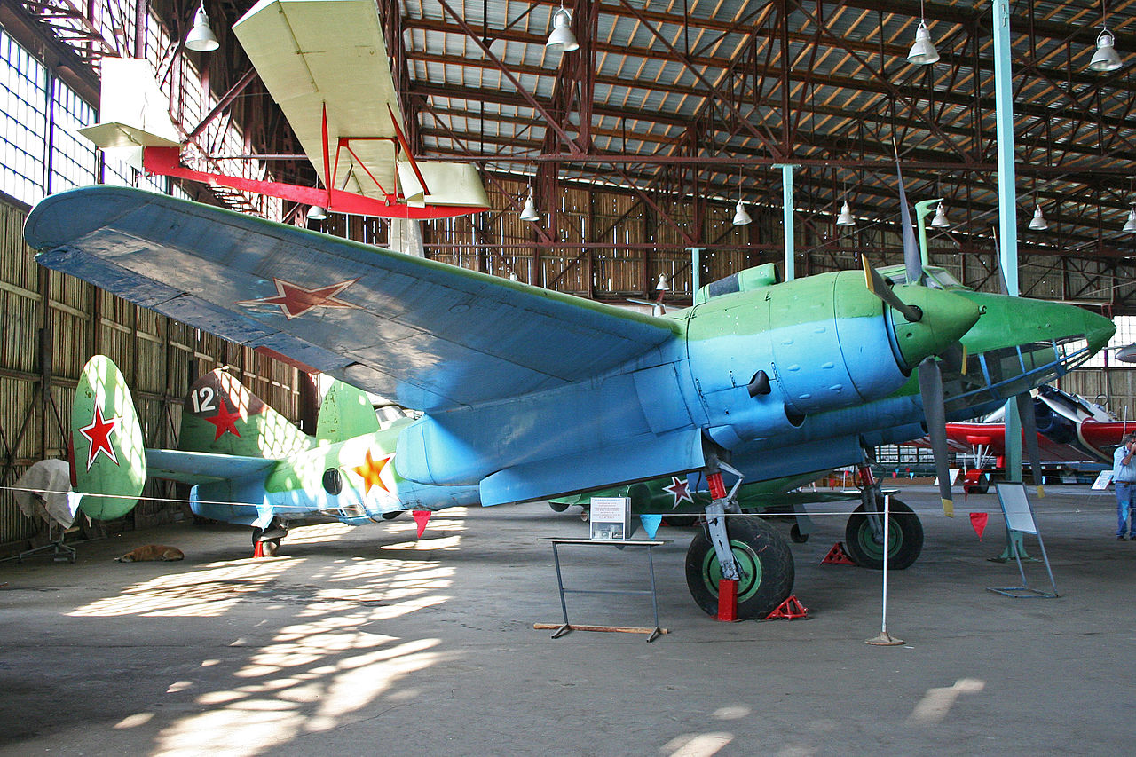 Tupolev Tu-2S Bat soviétique vu de l'avant