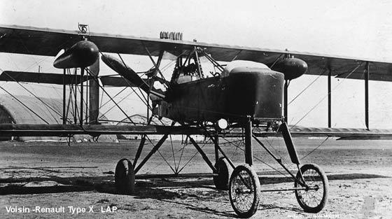 Voisin Type X vu de l'avant