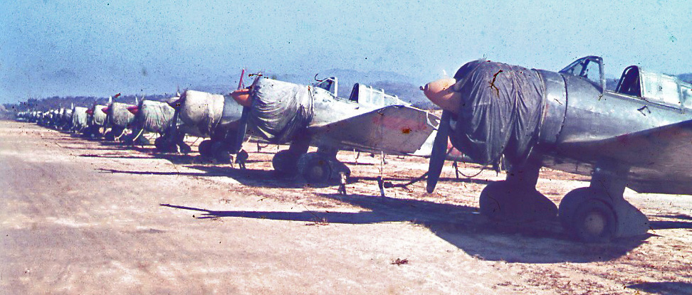 Mitsubishi Ki-51 "Sonia" du Japon Impérial alignés