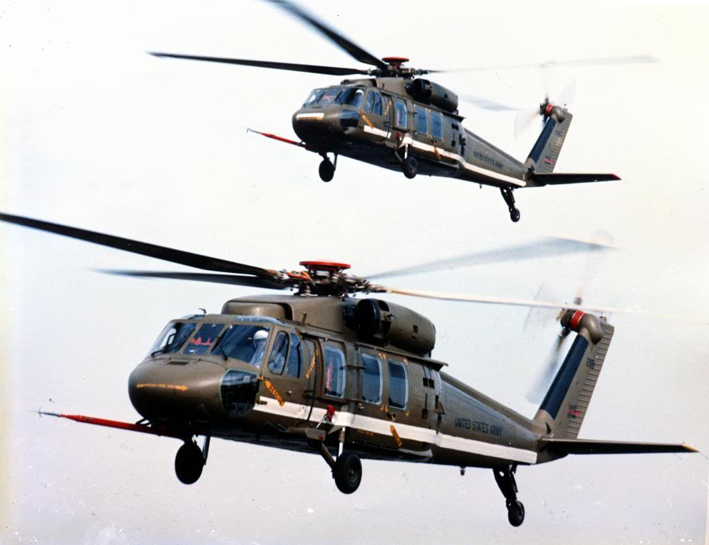 Sikorsky YUH-60A en vol