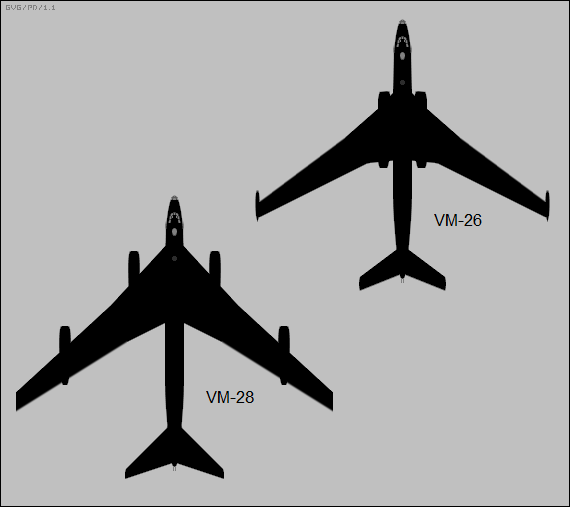 Myasishchev M-28, dessin