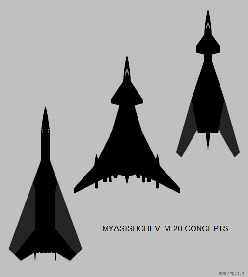 Myasishchev M-20, concepts