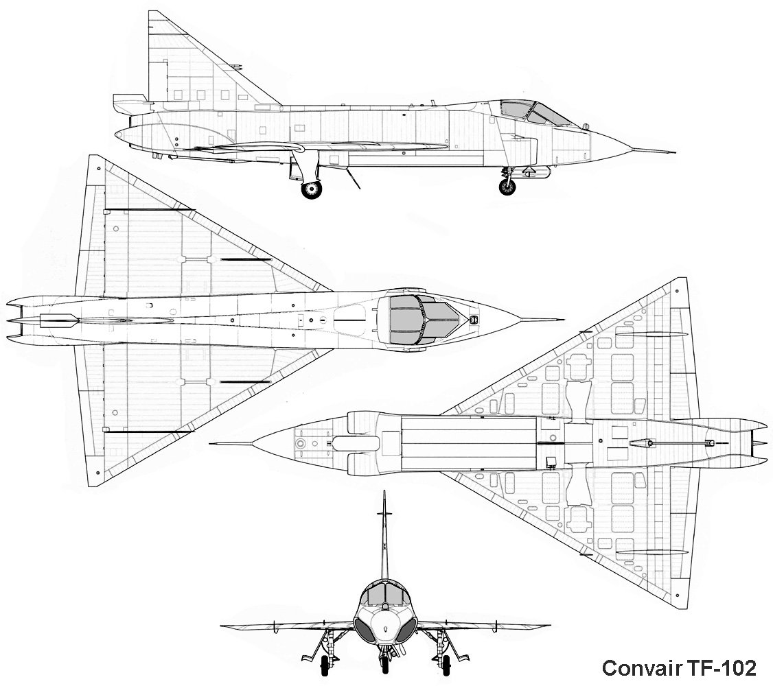 Convair TF-102A Delta Dagger